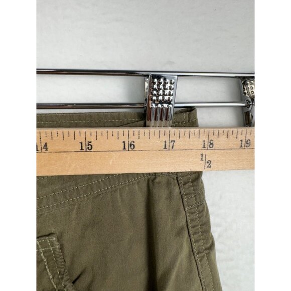 Women's Tan Cargo Capris - Picture 5 of 12